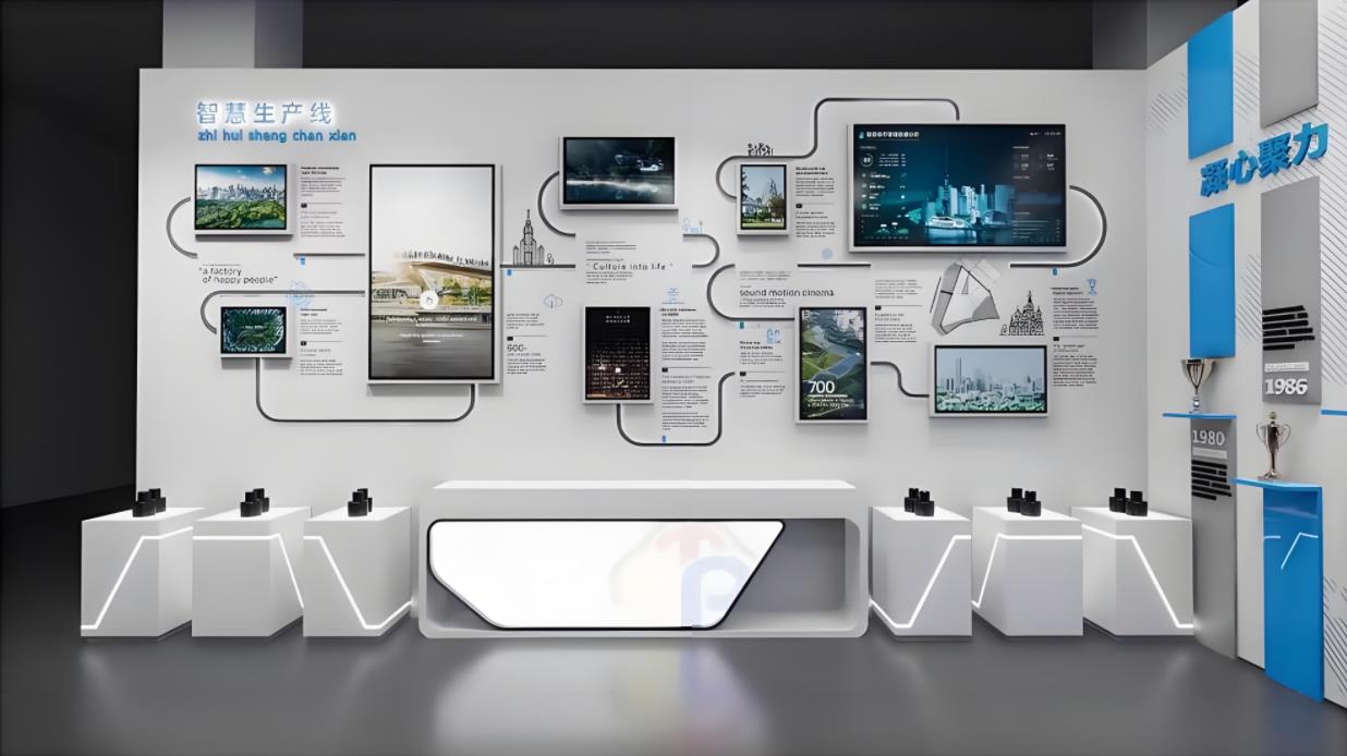 紡織企業文化展廳效果圖